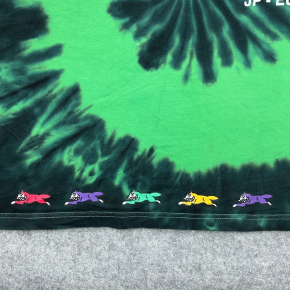 Ice Cream BBC Billionaire Boys Club Shirt Mens XL Green Tie Dye Lets Have Some - Picture 7 of 15